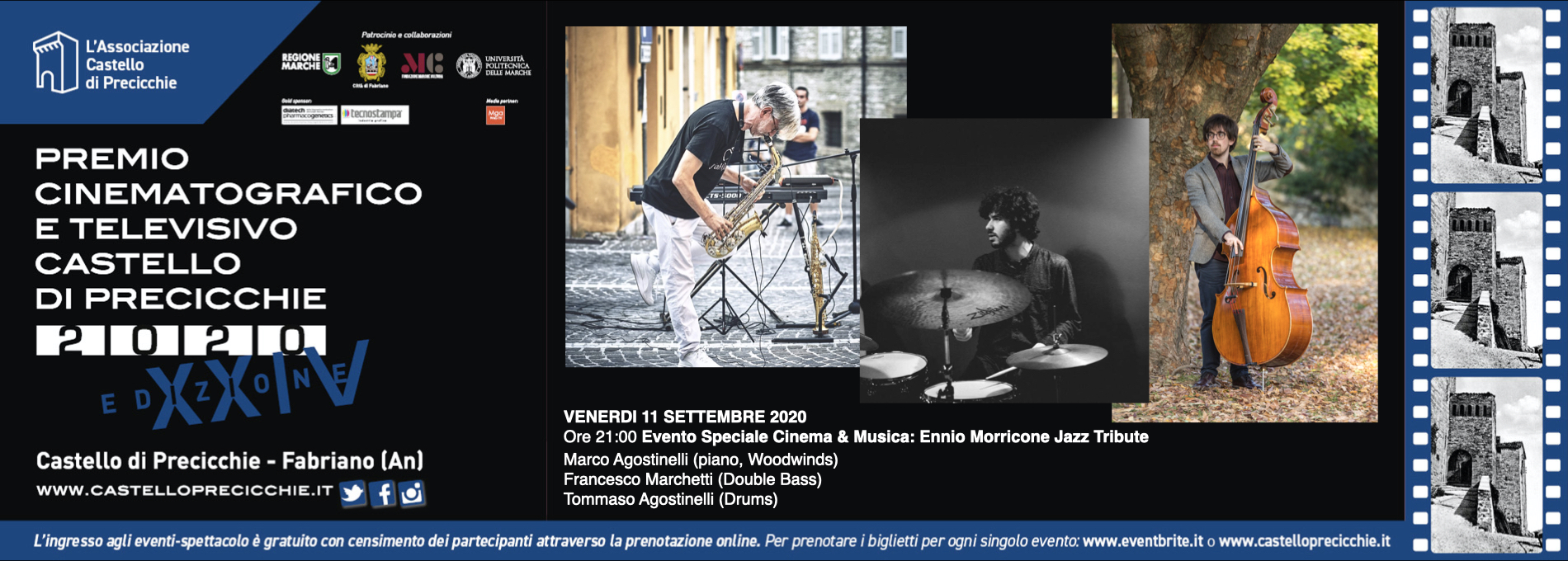 Evento Speciale Cinema & Musica: Ennio Morricone Jazz Tribute